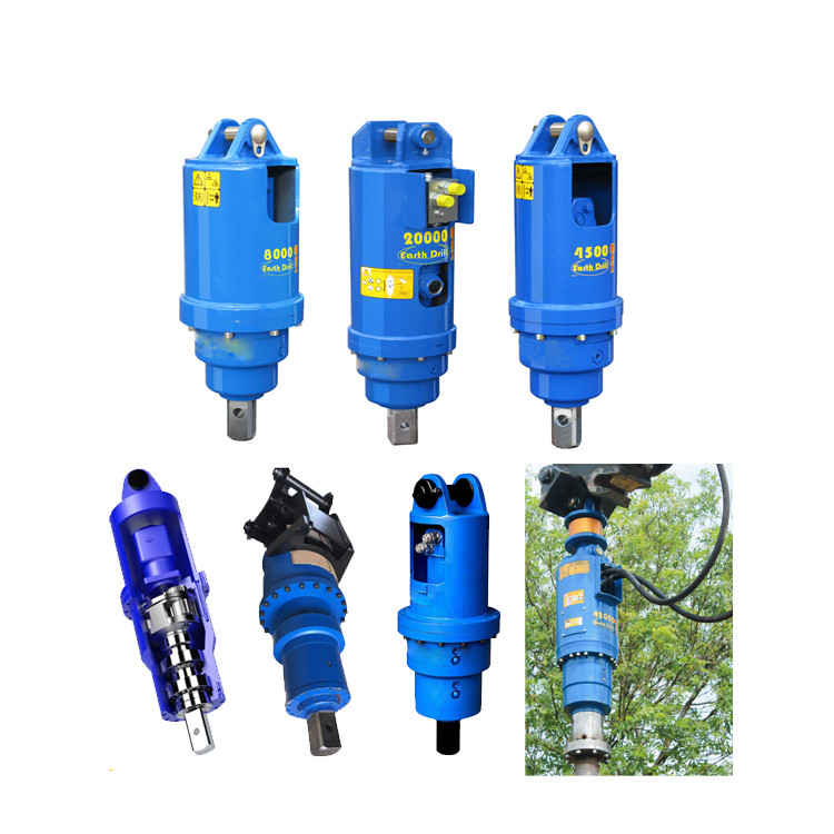 Powerful Max Torque 5477 Nm Hydraulic Earth Auger for Soil Digging