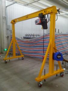 China 5 Ton Single Girder Overhead Bridge Crane For Stone Yard factory