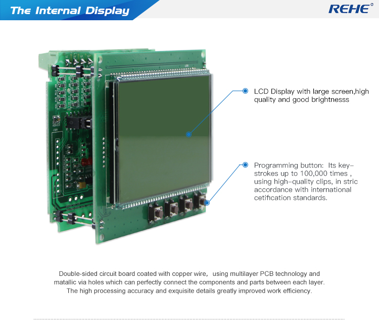 Original Factory Product Three Phase Intelligent LCD Display Multi-function Multimeters RH-3D3YS
