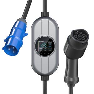 China 32A Chargepoint Home Flex 7.36kw Portable Electric Vehicle Fast Charger Type2 factory