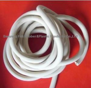 China Yellow Silicone Wire Reinforced Insulation Cover Sleeve Hose White color Latex silicone Stretch Widely Used Silicon Rubb factory