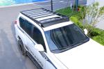 LC150 LC200 LC300 Toyota Roof Rack with Black Aluminum Platform and Powder