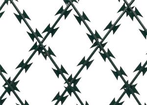China Stainless Steel Welded Type Diamond Razor Wire Easy To Install Prevent Climbing factory