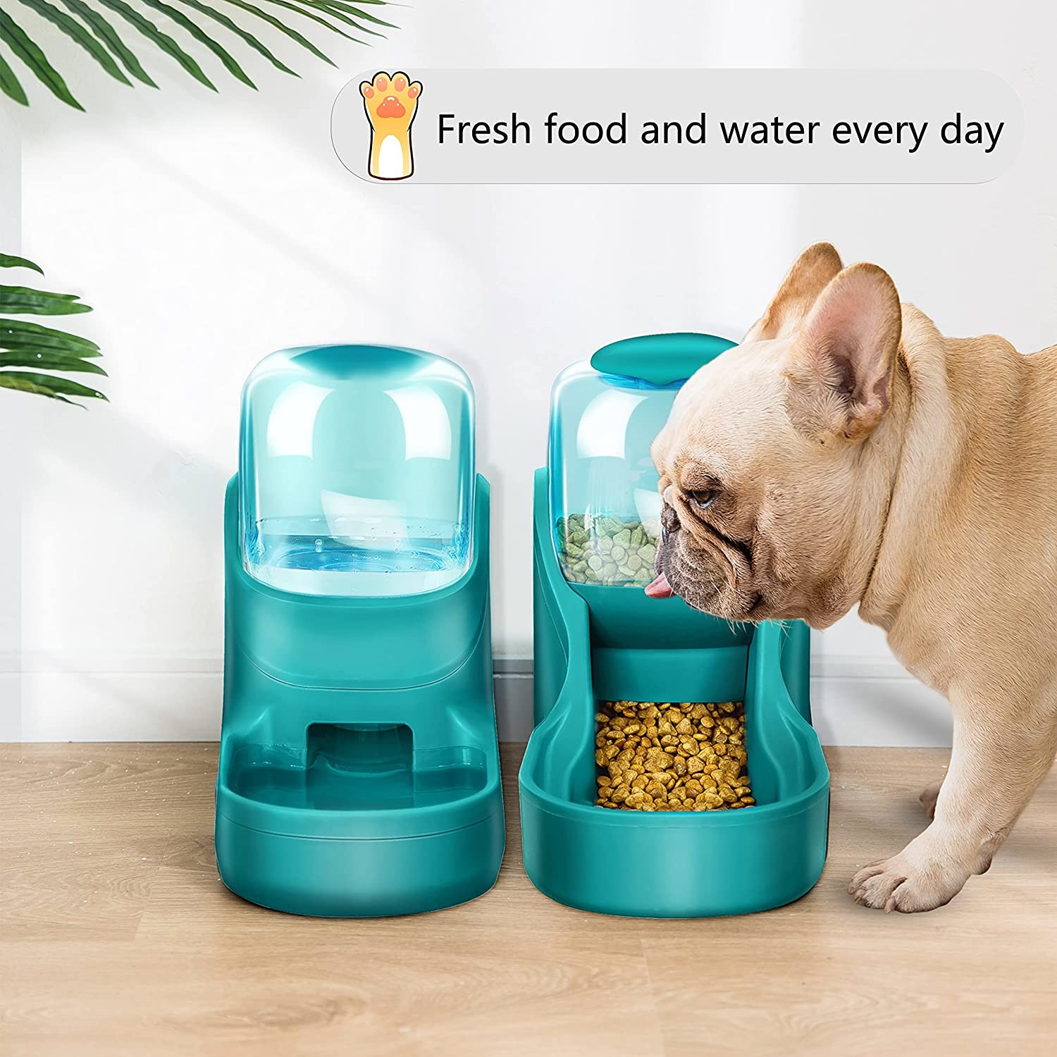 ABS Electronic Dog Feeder Automatic M Size For Water