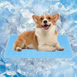 Cooling Pad Reversible Pet Cool Mats Washable Dogs Cats Pet Non-Toxic Cooling