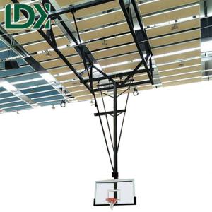 China Hot Sale Custom Tempered Glass Basketball Board Ceiling Mounting Backboard Hoop factory