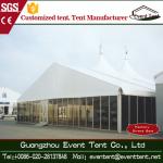Waterproof Sunscreen Large Outdoor Aluminum Tent With Glass Wall