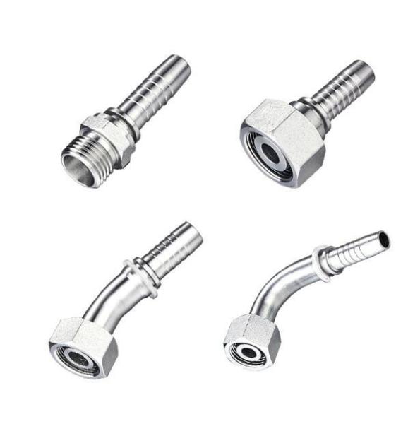 Stainlessl Steel 45 Degree Elbow Female Metric Hydraulic Hose Fitting with 24