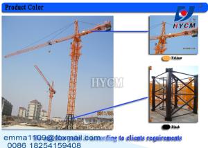China HYCM Tower Crane Quotation For QTZ3808 38m Working Jib Self Climbing Type factory