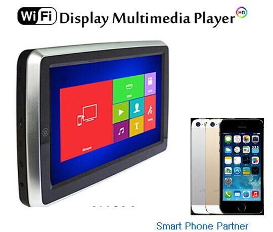 China New product WiFi 10.1" back seat car monitor with WiFi IR FM transmitter Speaker  factory