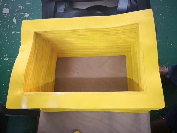 high quality sewn bellows for waterjet cutting machine such as glass stone