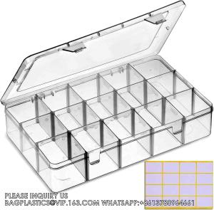 China Girds Clear Plastic Organizer Box Storage For Washi Tape Tackle Box Jewelry Crafts Organizer, Container factory