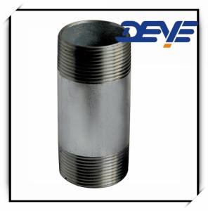 China STEEL NIPPLE HOT.DIPPED GALVANIZED BSPT THREAD factory