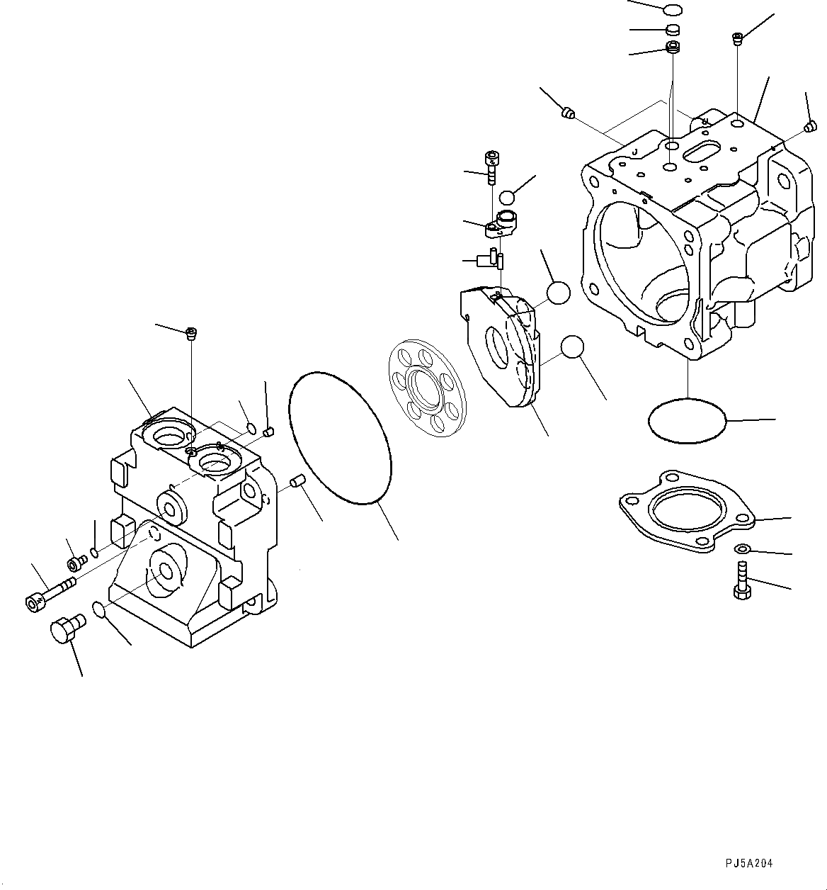 KOMATSU 708-1S-00940 Parts PUMP ASS'Y
