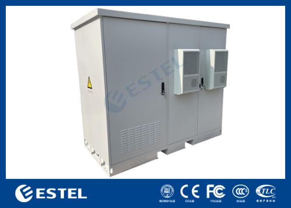 Industrial Power Distribution Cabinet Three Compartment For Outdoor Shelter