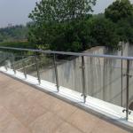 AS/NZS2208 1996 Certified U Channel Base Tempered Glass Railings for Outdoor