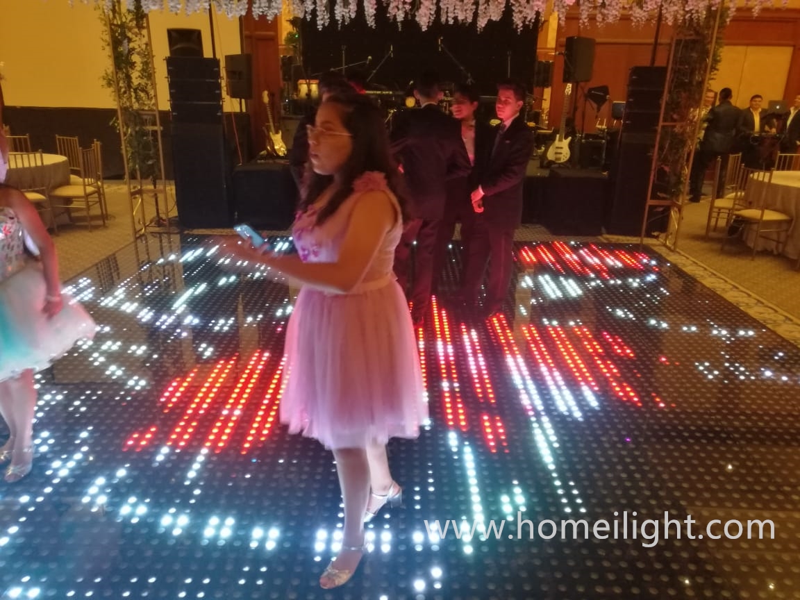 Portable LED Video Dance Floor for Party Night Club Stage Church SMD5050 RGB 3 in 1