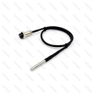 China OD6*30mm SUS304 Ds18b20 Temperature Sensor With Aviation Plug on sale