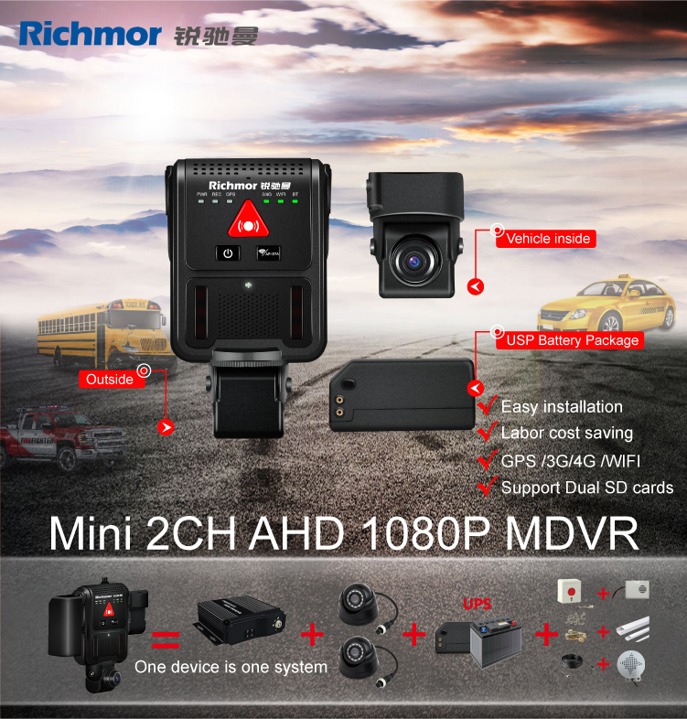 4G MDVR GPS WIFI 4ch AHD SD CARD 4G MOBILE DVR Advanced Vehicle Camera System for Taxi