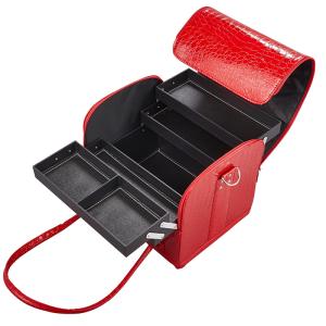 China PU makeup beauty case big capacity factory