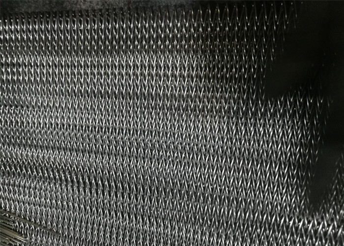 316L SS Food Mesh Belt Width 200mm-5000mm Easy Clean For Food Cooling