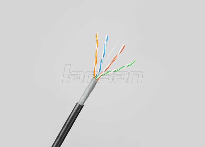 0.50mm Copper PVC PE Cat5e UTP Cable 24AWG For CCTV System