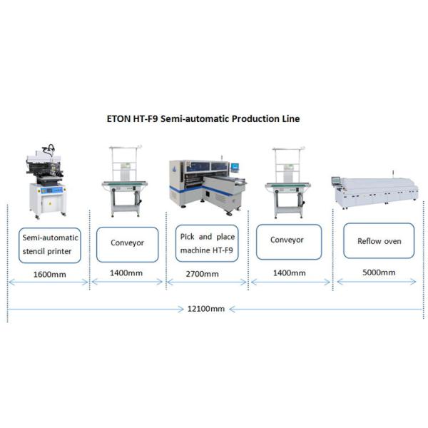 68 heads high speed pick and place machine save cost SMT production line