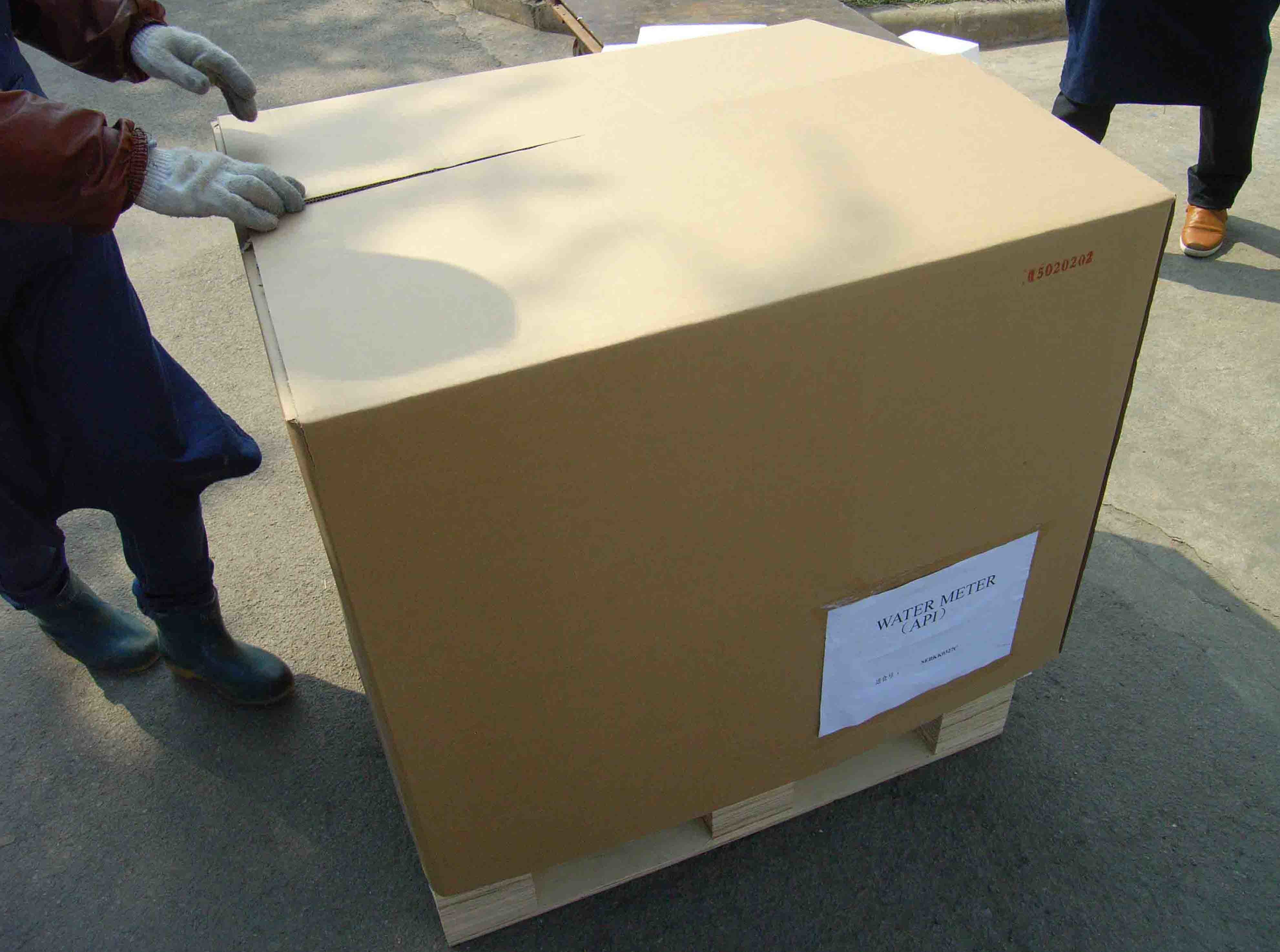 Brass Tubing Potable Water Flow Meter , Ultrasonic R500 Industrial Water Meter