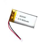 Rechargeable Li Ion Battery 3.7V 800mAh Lipo 802540 For Nail Salon
