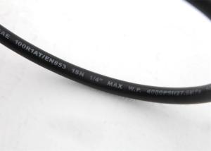China Hydraulic Rubber Hose Pipe , I.D. 1 / 4&quot; Hydraulic Hose 100M Length factory
