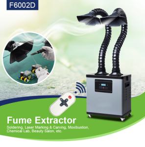China 200W Flexible Arm Solder Fume Extractor LED Display Low Noise factory