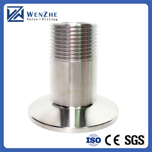 ODM Supported Tri Clamp Npt Bsp Pipe Fittings Male Thread Adapter/Coupling in SS304