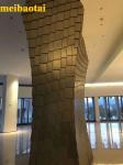 Four Feet Bronze Color Embossed Stainless Steel Sheet Decoration Product