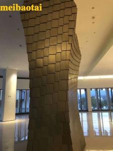 China Four Feet Bronze Color Embossed Stainless Steel Sheet Decoration Product factory