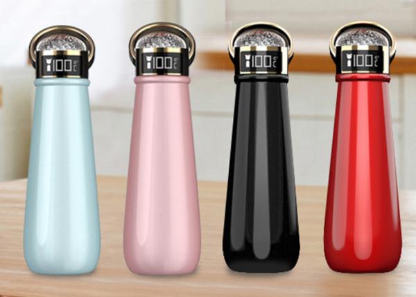 EW-DD3 Sports Drink Bottle LED Thermos Black Color 250*76mm Portable Size