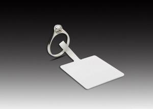 China RF Jewelry Sticker Adhesive EAS RF Label with Blank Printable HAX708 factory