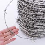 Concertina Galvanized 12.5 12 Gauge Barbed Wire silver