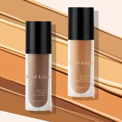 Natural Mineral Face Cream Foundation Custom Your Logo Full Coverage Face Makeup