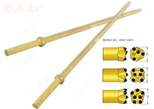 China Plug Hole 7 Degree Tapered Metal Rod , Hex22mm Hex25mm Steel Tapered Rod factory