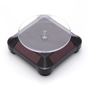 China Sun Light Solar Powered Rotating Stand Solar Showcase Acrylic Product on sale