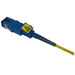 Simplex SC Shutter Optical Fiber Adapter , Fiber Optic Ends Without Flange