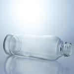 Glass Bottle with Metal Lid Food Grade Best Seller Juice Milk Ketchup Salad