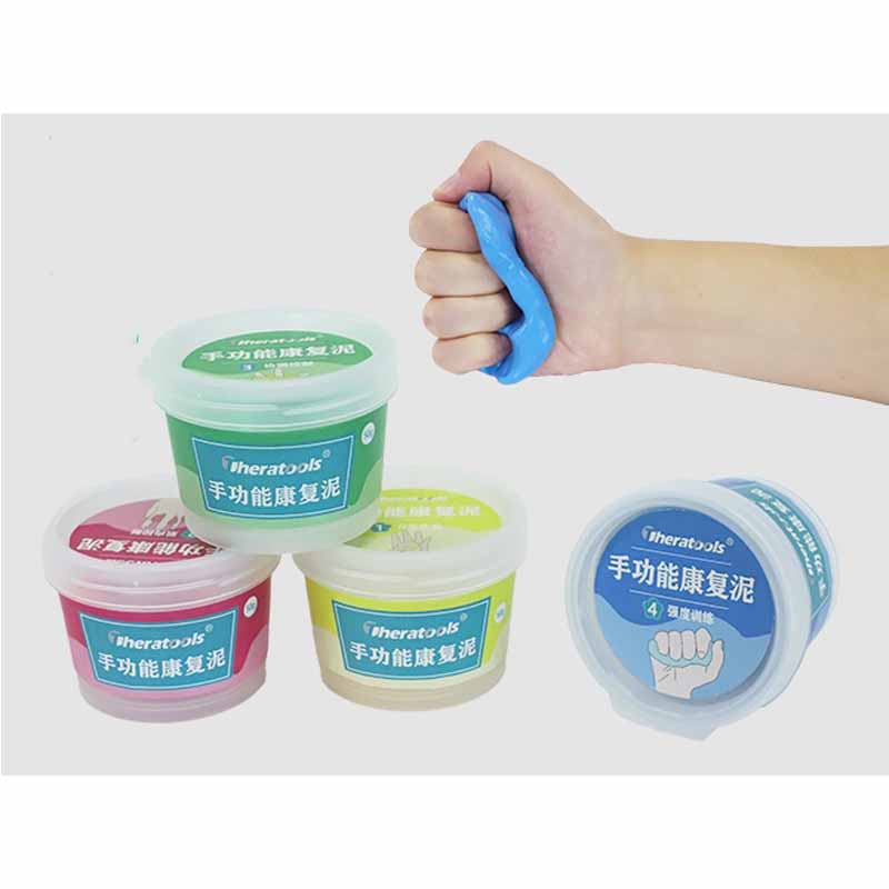 4pcs Hand strength recovery, grip and finger separation Strengthening Training Tool Finger Exercise Mud