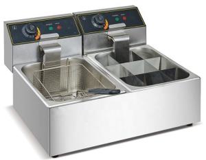 China 2.5KW Commercial Deep Fat Fryer Electric SUS 201 For Food Shop factory