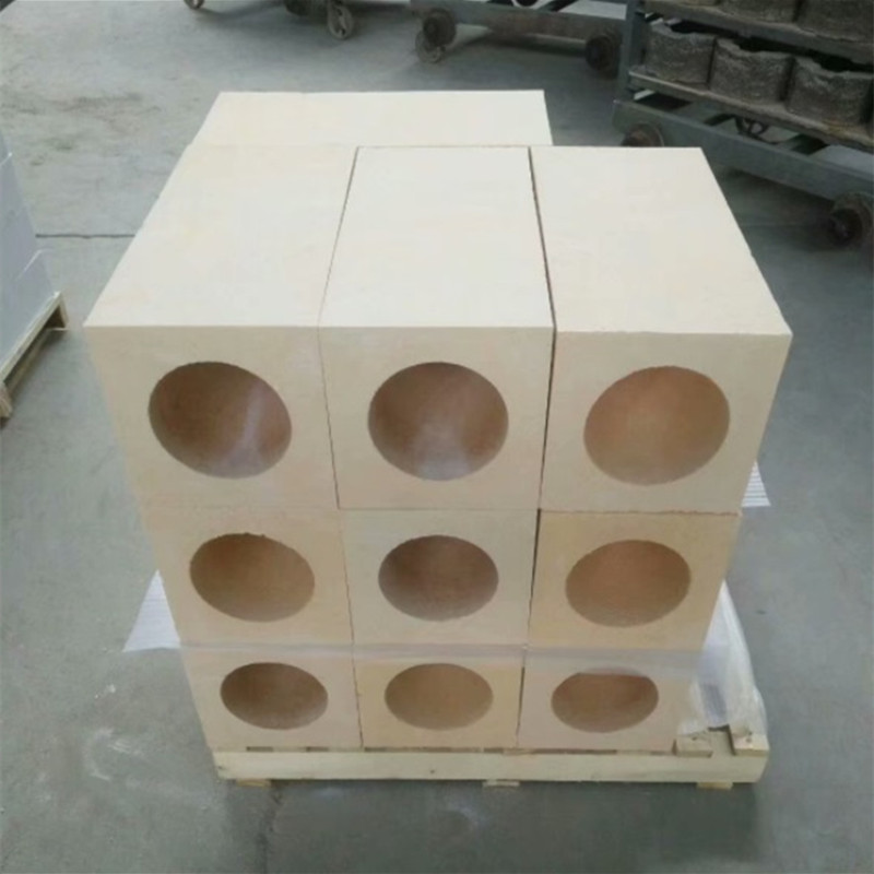 Firebrick Zircon Mullite Refractory Brick for Glass Furnace in White-yellow Color
