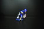 7cm Height Little Collectible Toys Captain America Figure Blue Color With Shield
