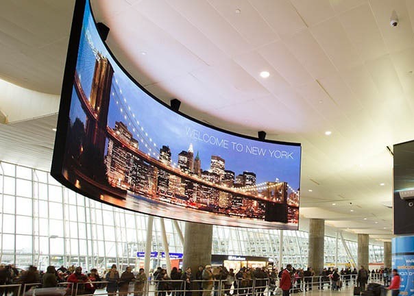 P2.5 320*160mm Indoor Flexible Led Screen HD Soft Curved Led Panel