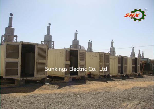 230V/400V AC 3 Phase Diesel Generator / Construction Container Diesel Genset