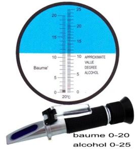 China 514 20 Centigrade Hand Held Refractometer , Digital Alcohol Refractometer on sale