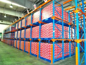 China Logistics Center Industrial Pallet Racking , Drive In Pallet Racking System factory